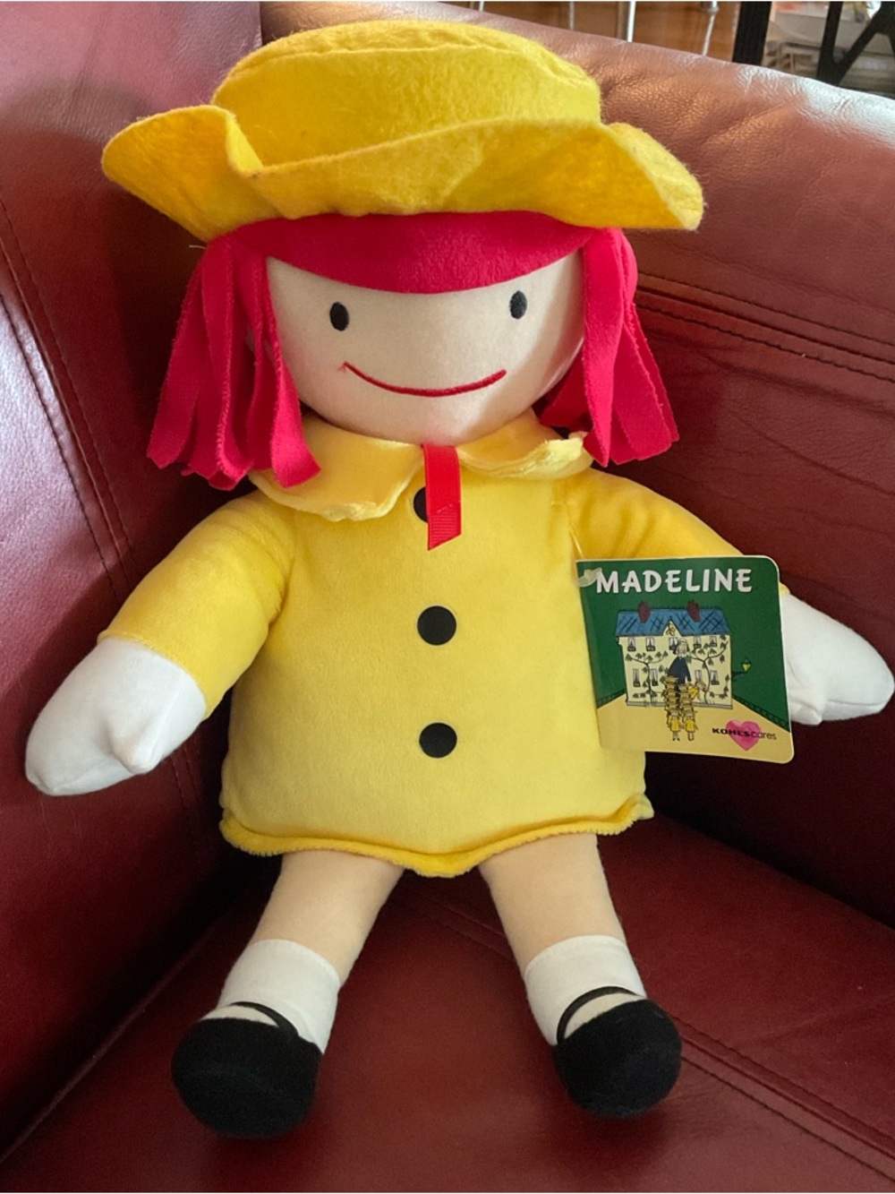 NWT Vintage-Style Madeline Plush Doll, 13” Tall